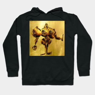 golden huitzil in iconic japan dogu knight beast Hoodie